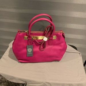VINCE CAMUTO JACE SATCHEL Leather SHOULDER BAG